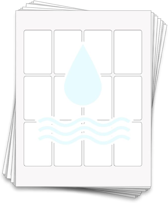 120 Waterproof Jar Labels for 4oz Containers - Image 2