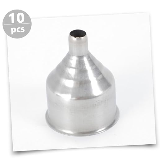 10Pcs Stainless Steel Kitchen Funnels - Image 2