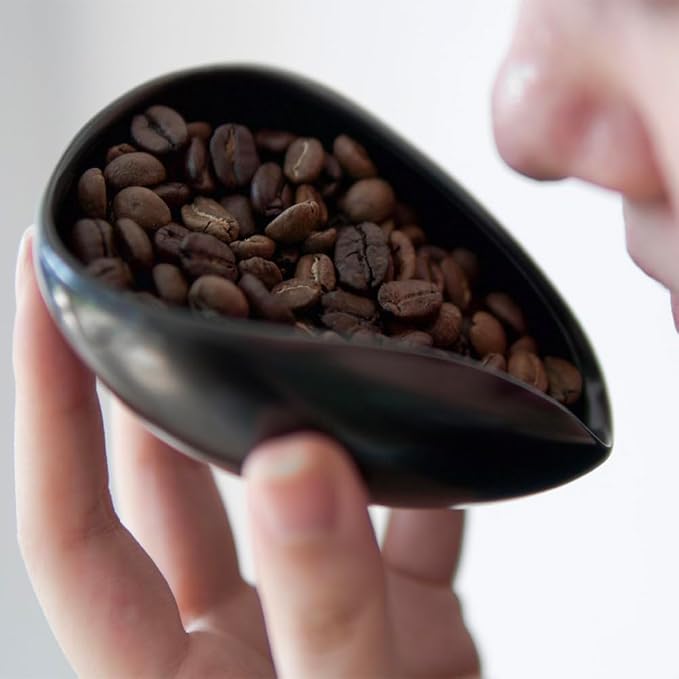 Coffee Beans Dosing Cup, Weigh Coffee Bean Container, Bright Black Ceramic - Image 7