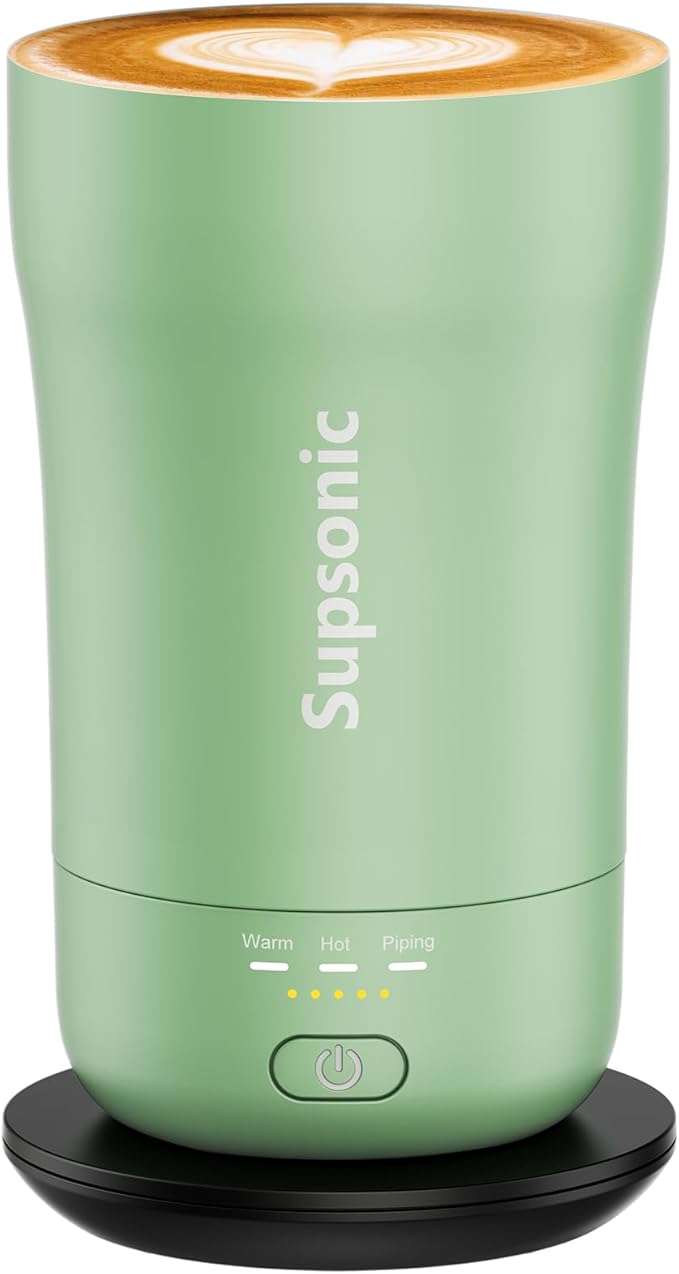Supsonic - 14oz Heated Coffee Mug, Self-Heating Travel Mug by Supsonic