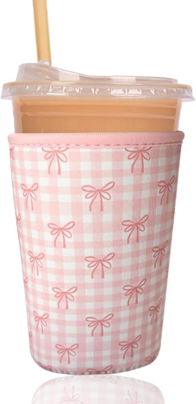 Reusable Insulated Sleeve for Iced Coffee Cup, Coffee Neoprene Sleeve for Cold by Unknown