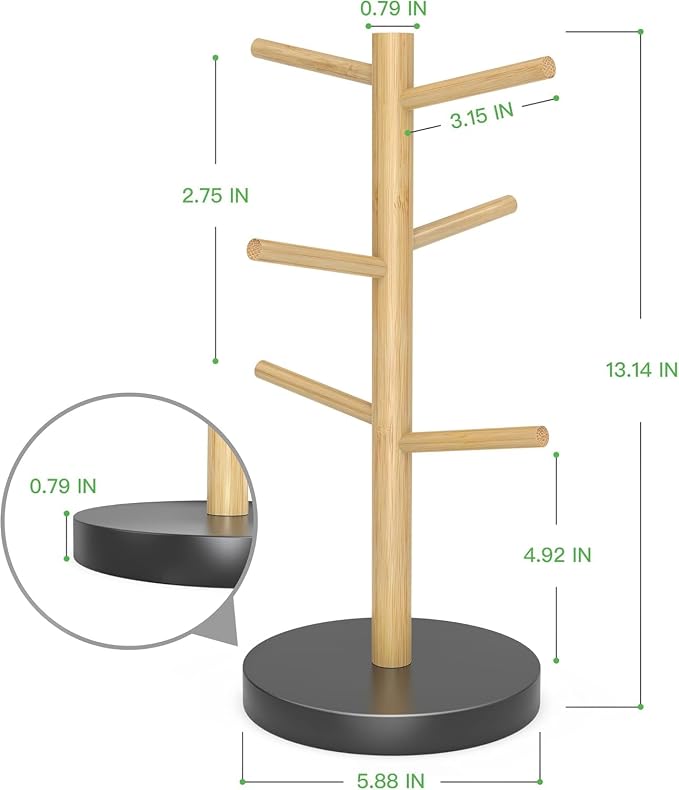 Wisuce Bamboo Mug Holder - Image 6