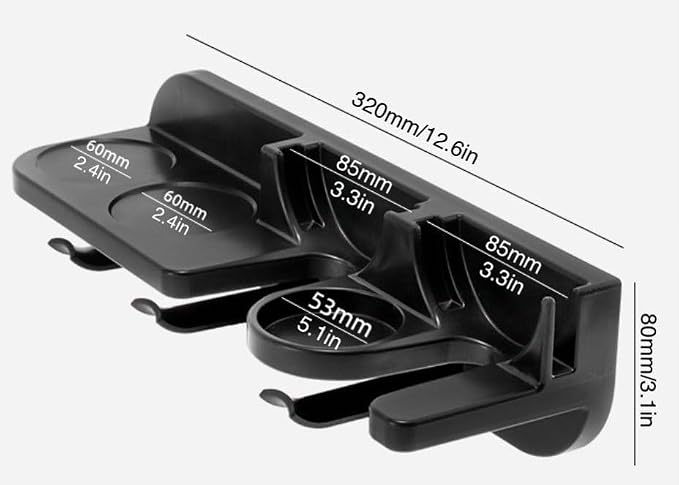 Space Saving Coffee Bar Shelf, 58mm Portafilter Holder Wall Mount Coffee - Image 3