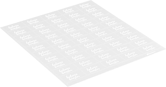 Restaurantware-1.9 x 1 Inch Balance Booster Juice Bottle Labels, 100 - Image 2