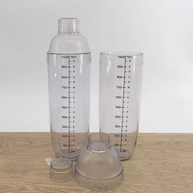 Plastic Cocktail Shaker, Drink Mixer Hand Shaker Cup - Image 5