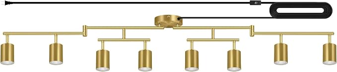 Plug in Track Lighting LED, Track Lighting Fixtures Ceiling, Plug in Wall Light by Bricosmocon-DecorYourHome