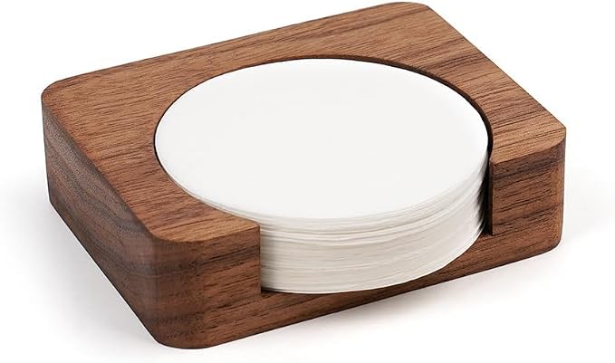watchget Espresso Paper Filter Holder Update Coffee Filter Storage Container by watchget