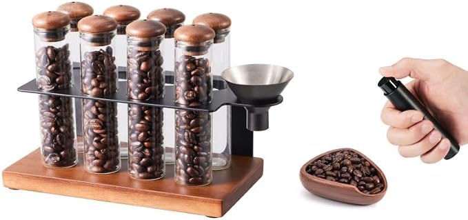 espresso coffee tool kit with single dose coffee bean storage, dosing cup and by Lookingforwardtoeveryshot%EF%BC%81