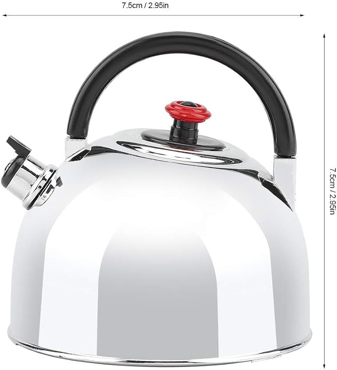 Teapot Shaped Stainless Steel Mechanical Kitchen Timer - Image 2