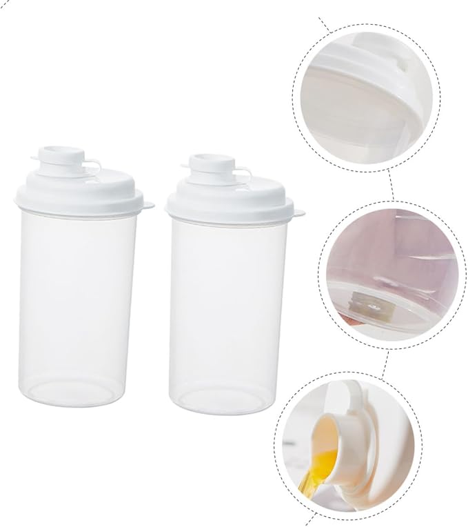 2pcs Reusable Juice Bottle Cold Brew Cup Insulated Sports Water Bottle - Image 4