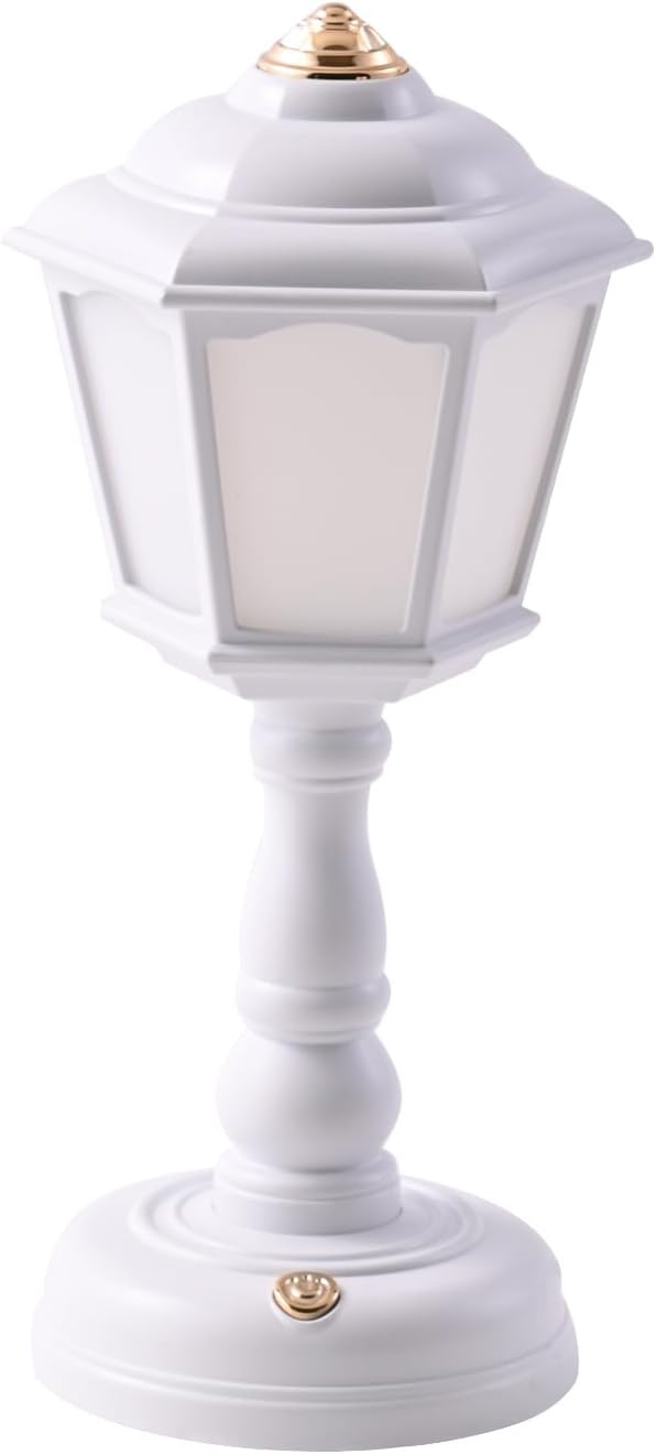 Mini Desk lamp Vintage, LED Dimmable Table Reading by Bullishman