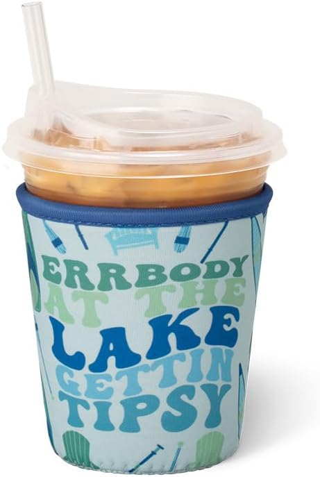 Swig Life Small Iced Cup Coolie, Standard 22oz Iced Coffee Cup Insulator Sleeve by SwigLife