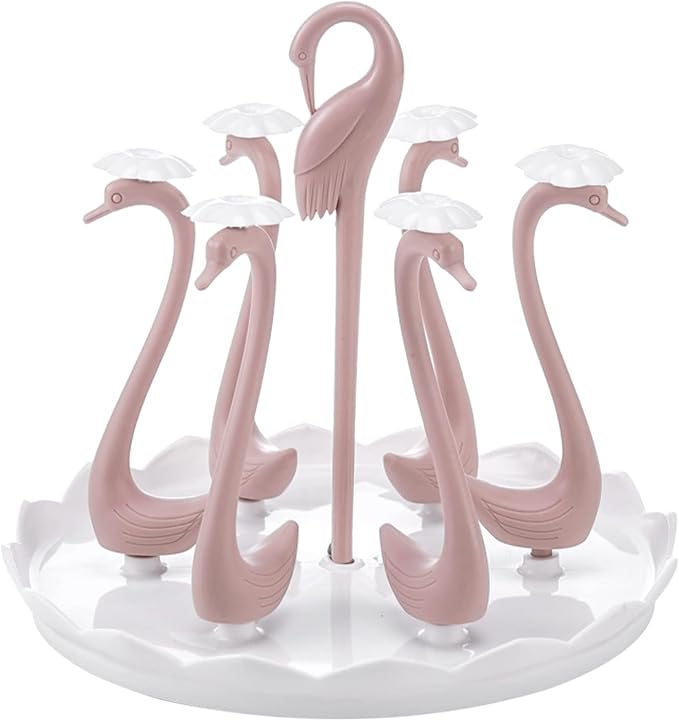 Rotatable Swan Cup Holder, Coffee Tree Mug Holder Drying Drain Holder Cup by Cyrank