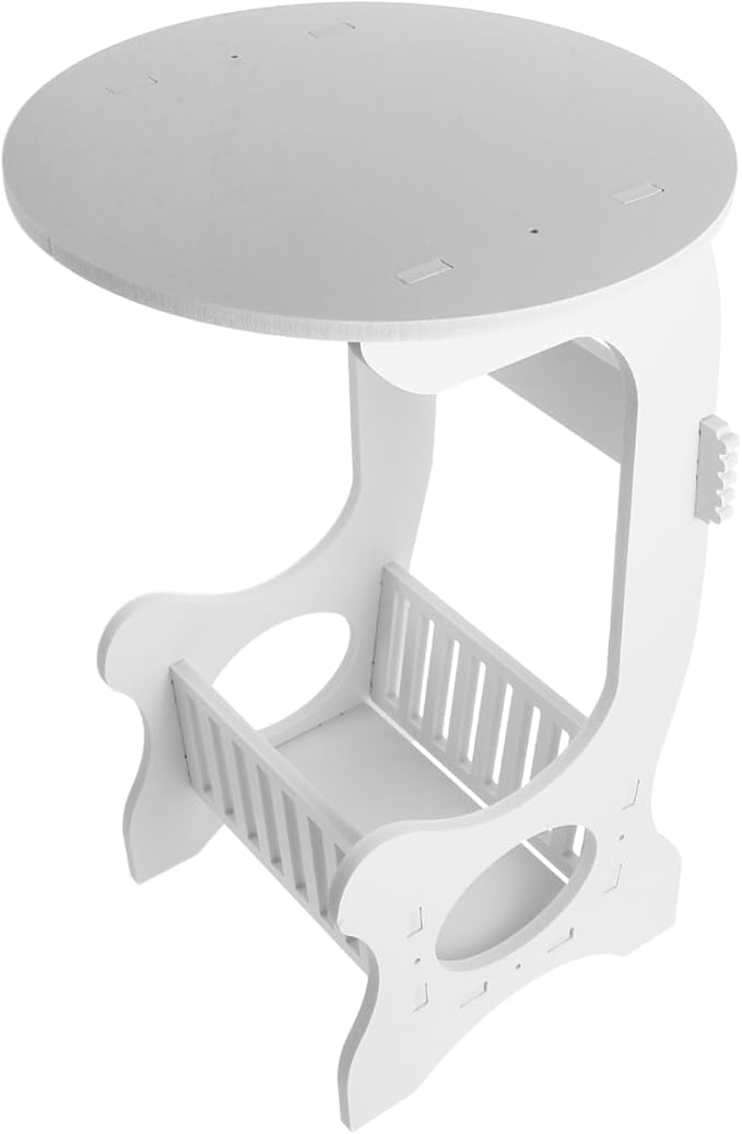 MERRYHAPY Modern Small Round Accent Table by MERRYHAPY