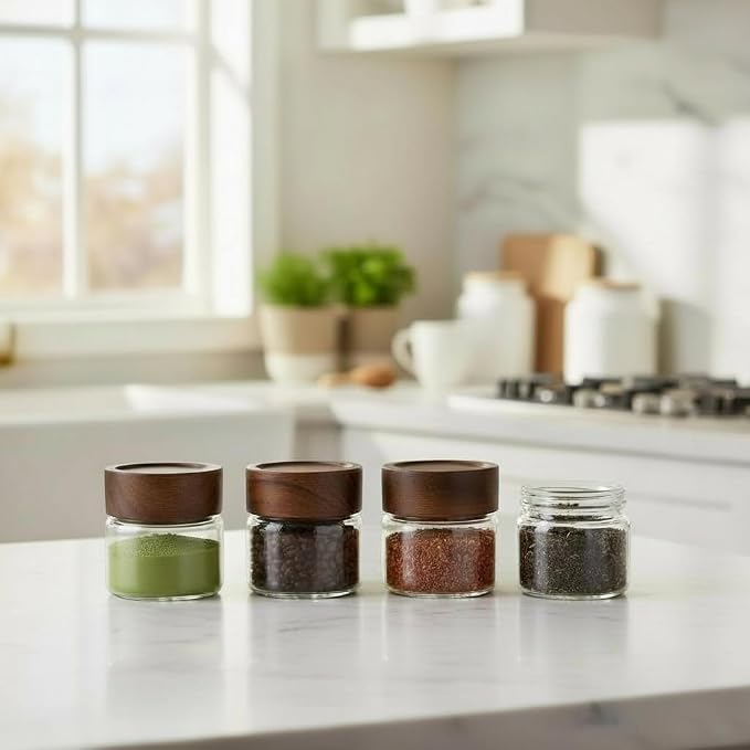 Wide Mouth Glass Storage Jars - Image 9