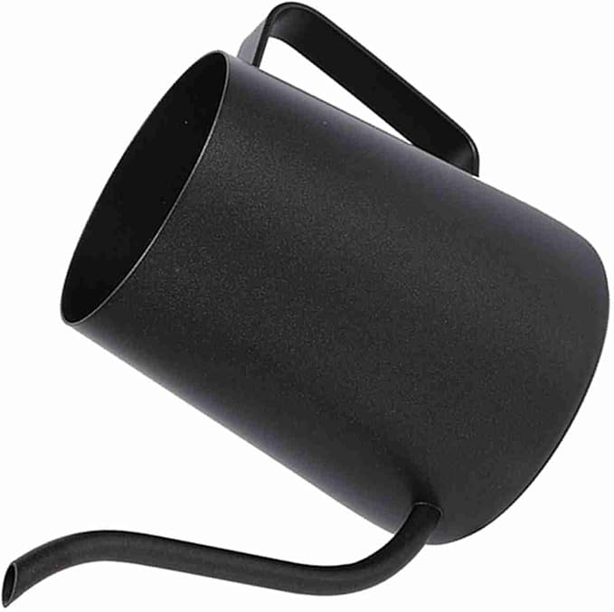 Qinlorgo Stainless Steel Coffee Pot, 250ml 350ml Black Pour Over Coffee Kettle - Image 3