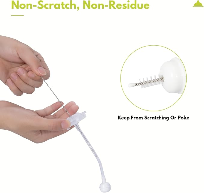 CAREBABYMORE 2 Pack Baby Bottle Brush - Image 4