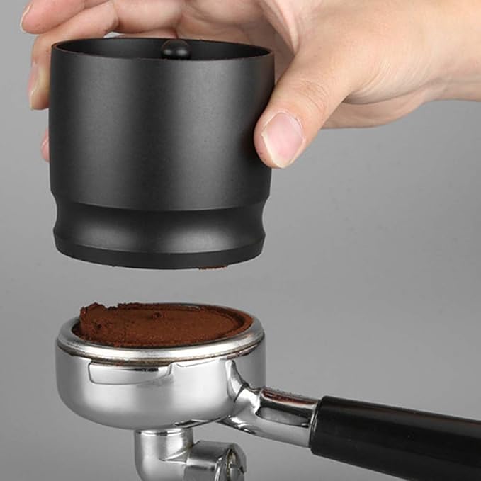 Fdit Stainless Steel Coffee Dosing Rings Press 58mm Powder Picker Grinder - Image 4