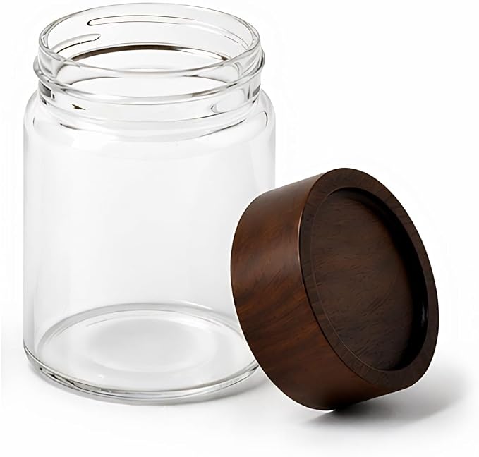 Wide Mouth Glass Storage Jars - Image 2