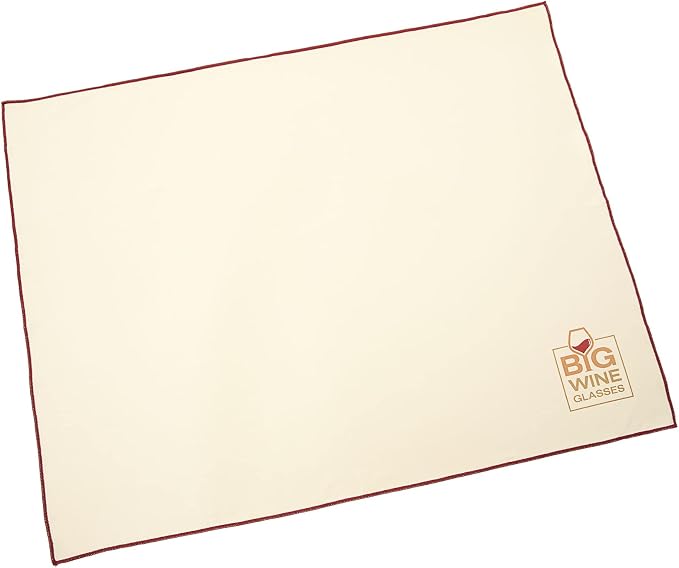 Wine Glass Polishing Cloth | Microfiber Cleaning & Drying Towel | Streak Free - Image 2