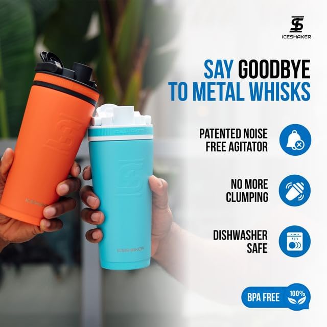 Ice Shaker Insulated Stainless Steel Shaker Bottle | 26oz - Image 4