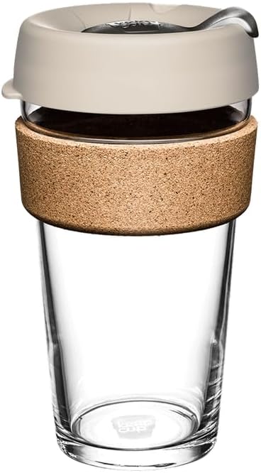 KeepCup Brew Cork, Reusable Glass Tumbler by KeepCup