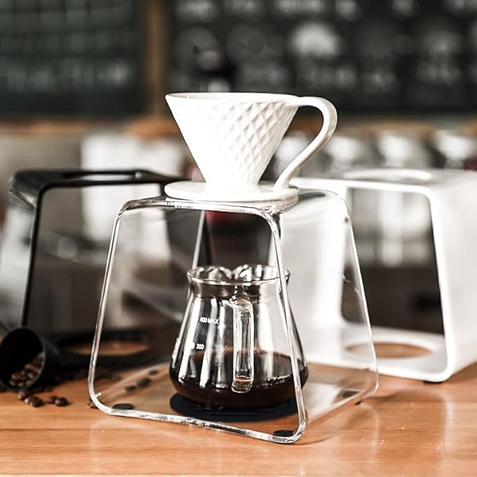 Acrylic Coffee Dripper Stand, Pour Over Coffee Stand, Coffee Extraction Drip by FNEITY