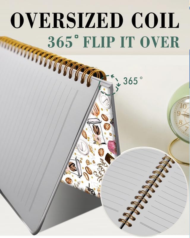 Spiral Journal Notebook, A5 Hardcover Lined Journals - Image 2