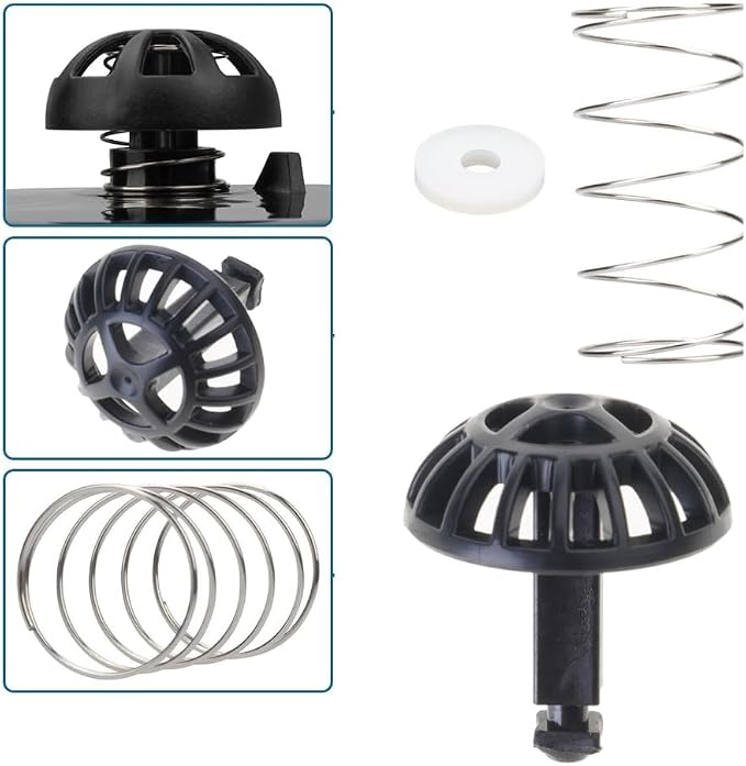 2 Pack Coffee Brew Basket Spring Loaded Stopper Kits Coffee Machine Accessory - Image 6