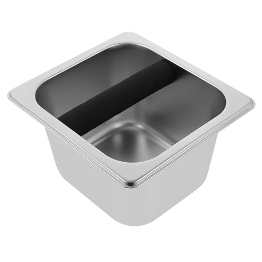 Cabilock Stainless Knock Box Espresso Dump Bin by cabilock