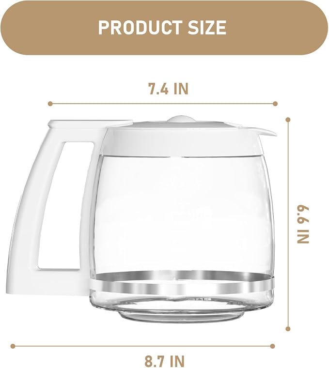14-Cups Coffee Carafe Replacement Pot Compatible - Image 4