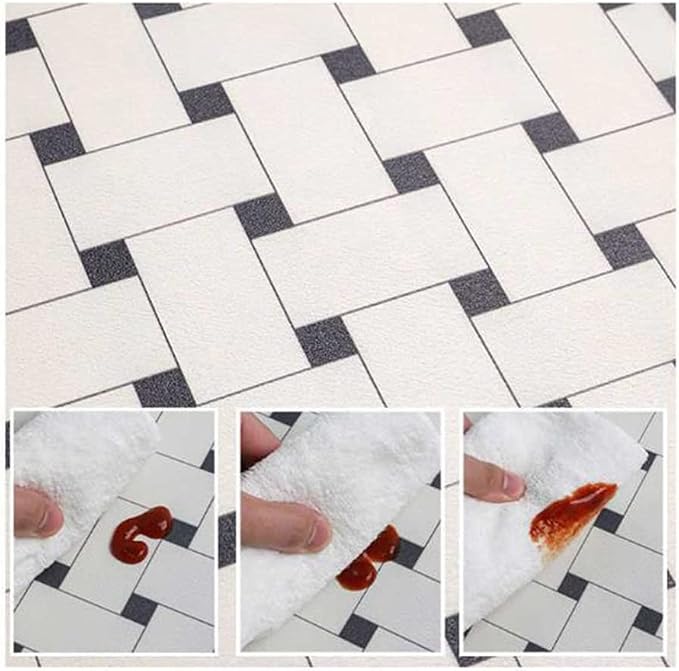 Cute Coffee Maker Mat for Countertops Bar Accessories, Colorful Dish Drying Pad - Image 5