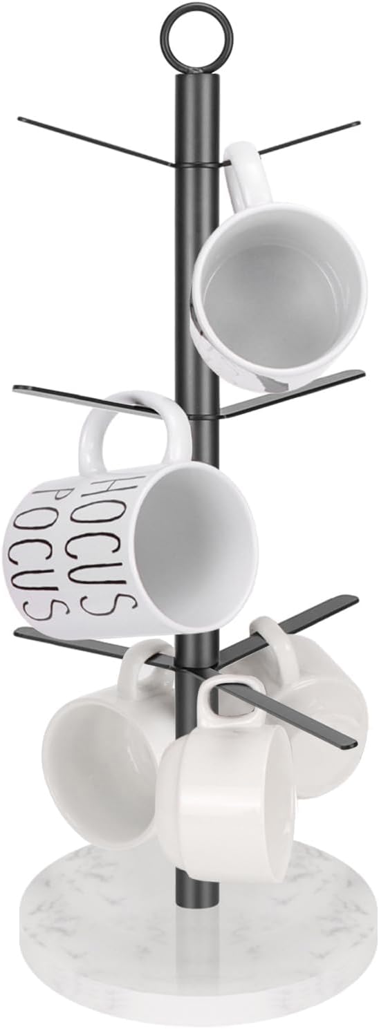 Mug Holder Tree, Coffee Cup Stand Holder, Thick Base Mug Rack by HOME