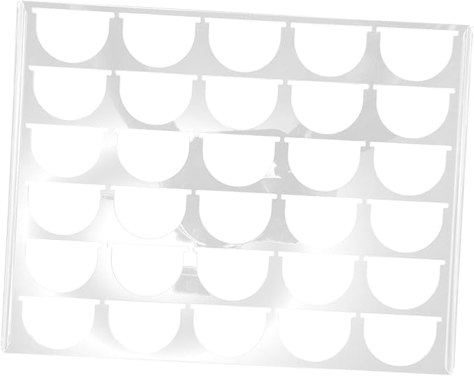 balacoo Acrylic Coffee Capsule Rack 30 Compartments Multi-Grid Organizer by balacoo