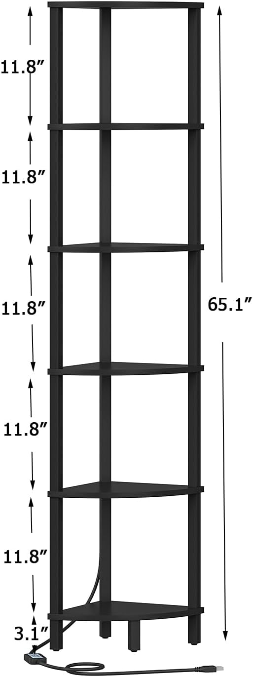 VIMBER 6-Tier Corner Shelf - Image 2