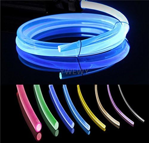 30ft PMMA Plastic Optic Fiber Side Glow Cable by YWEWY