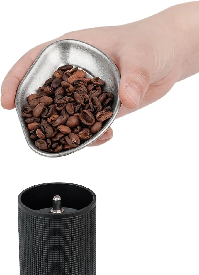watchget Coffee Beans Dosing Cup Coffee Dosing Tray Stainless Steel Tea&Coffee by watchget