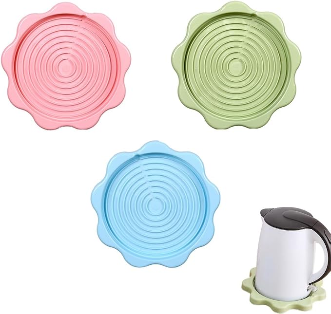 3 Pack Electric Kettle Drip Trays Glass Carafe Drip Tray Drip Catcher by Unknown