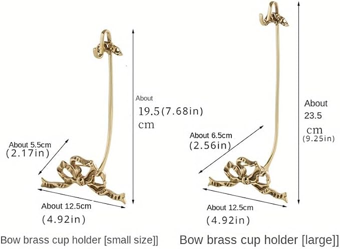 1 Mug Hooks, Brass Material, Classic Durability, countertop Teacup Display Stand - Image 4