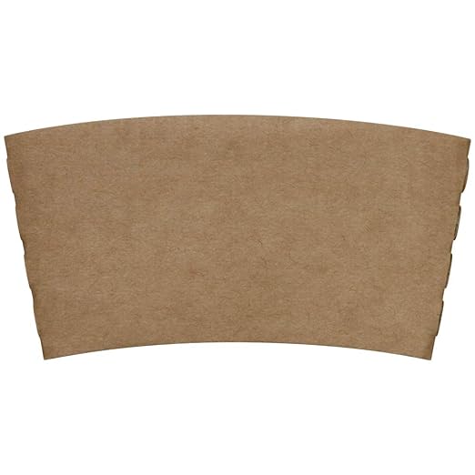 Karat Coffee Cup Sleeves Traditional Corrugated Coffee Cup Jackets by Karat