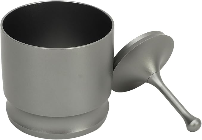 Coffee Dosing Ring 58mm Aluminum Alloy Grey Powder Container Anti Dust Press - Image 3