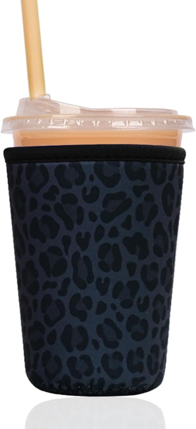 Reusable Insulated Sleeve for Iced Coffee Cup, Coffee Neoprene Sleeve for Cold by Unknown