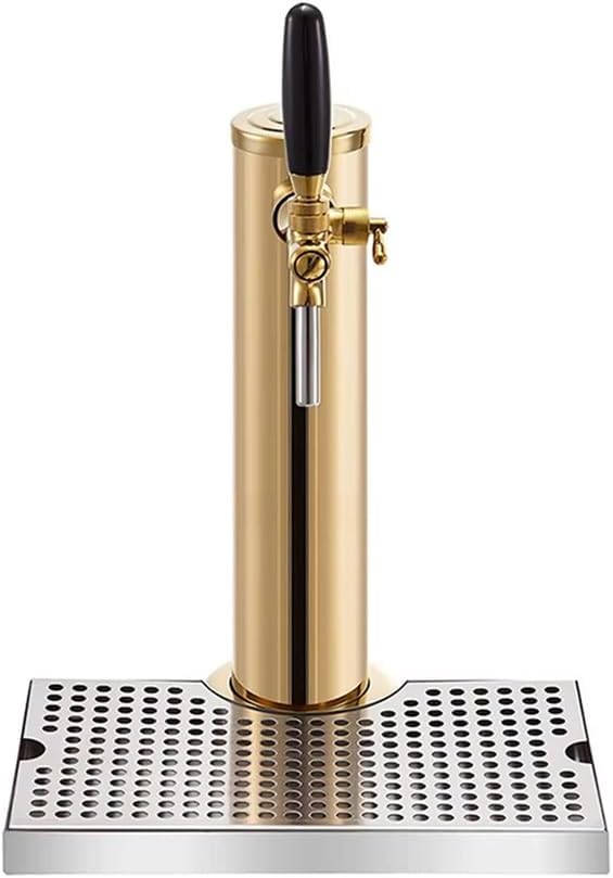 Draft Beer Tower for Home Brewing, Stainless Steel Construction by Unknown