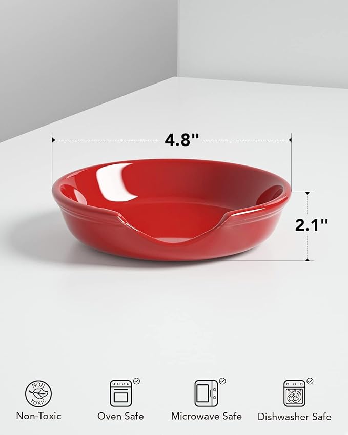 LE TAUCI Ceramic Spoon Rest, 4.8 Inch Spoon Rest - Image 6