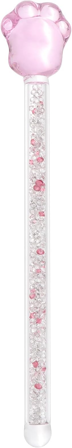 Round Shiny Glass Stirrer Creative Design Swizzle Stick by FUNOMOCYA