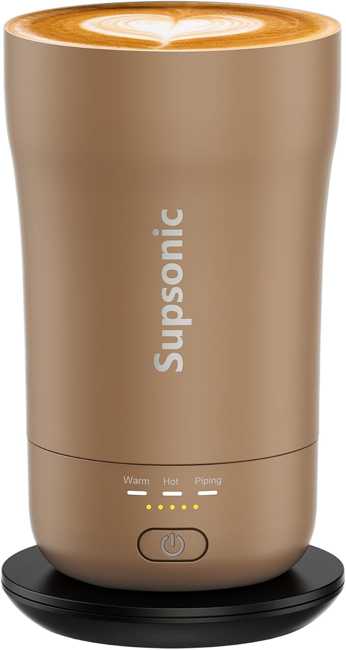 Supsonic - 14oz Heated Coffee Mug, Self-Heating Travel Mug by Supsonic