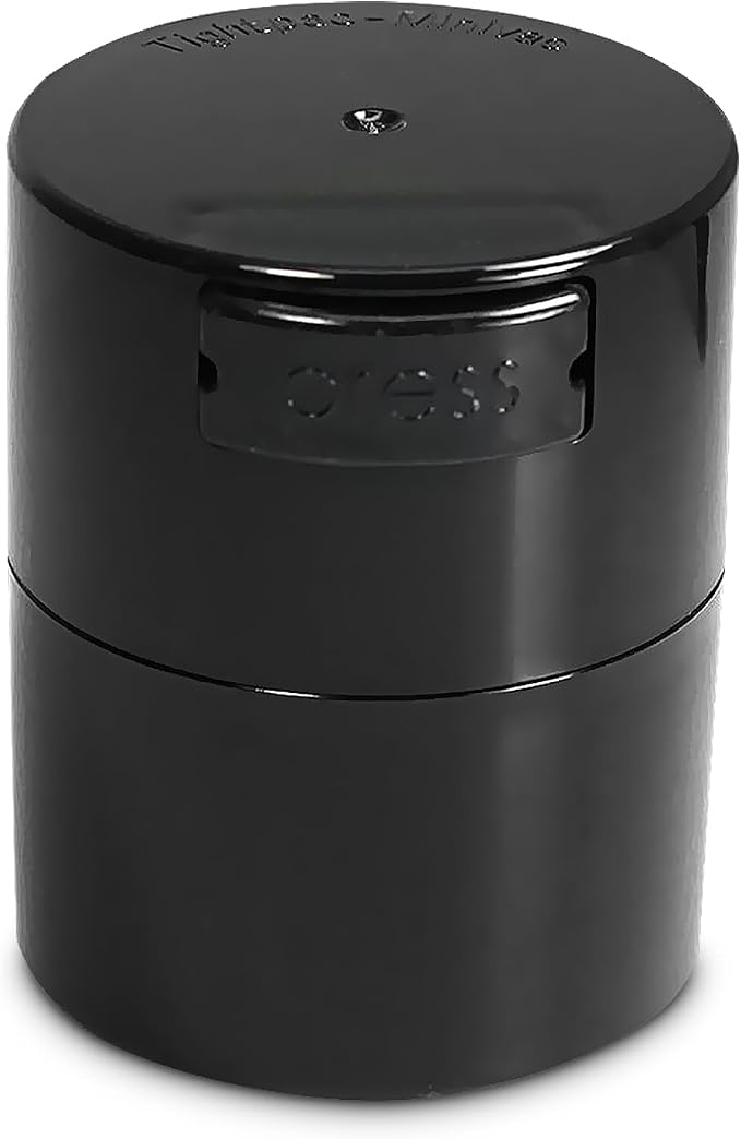 TIGHTPAC MINIVAC Portable Vacuum Seal Airtight Container – Keeps Coffee Beans by Tightpac+America+Inc.
