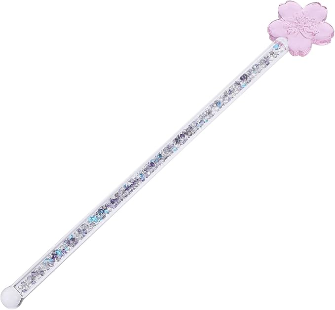 KALLORY Glass Stirring Rod Coffee Blender Stick Heart Stirrer Cherry Stirrer by KALLORY