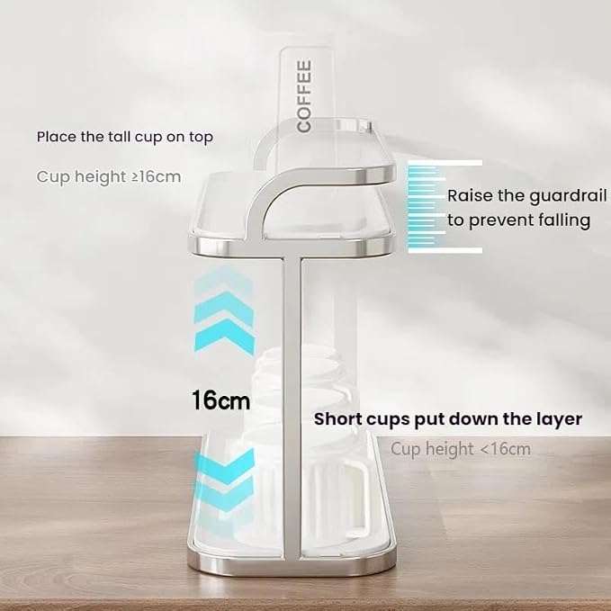 304 Stainless Steel Water Bottle Drying Rack Cup Storage - Image 2