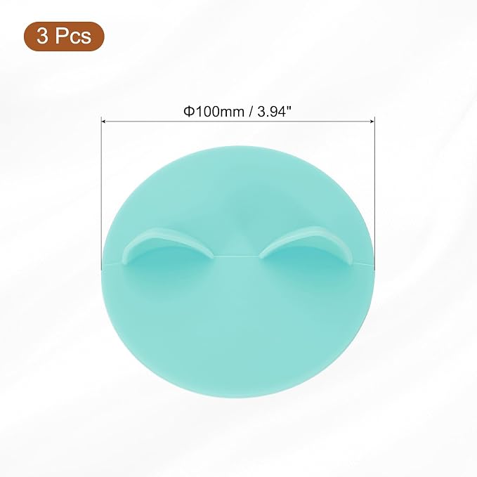 uxcell 3Pcs Silicone Cup Lids, 3.9 Inch Mug Cover Seal Cat Ear Silicone Cup - Image 2